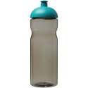 Bidon H2O Eco o pojemności 650 ml z wypukłym wieczkiem ciemnografitowy, morski (21009805)