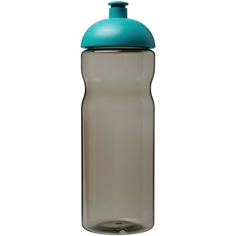 Bidon H2O Eco o pojemności 650 ml z wypukłym wieczkiem ciemnografitowy, morski (21009805) Bidon H2O Eco o pojemności 650 ml z wypukłym wieczkiem ciemnografitowy, morski (21009805)