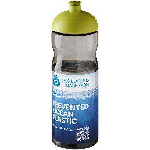 Bidon H2O Eco o pojemności 650 ml z wypukłym wieczkiem ciemnografitowy, zielony limonkowowy (21009804) Bidon H2O Eco o pojemności 650 ml z wypukłym wieczkiem ciemnografitowy, zielony limonkowowy (21009804)