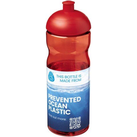 Bidon H2O Eco o pojemności 650 ml z wypukłym wieczkiem czerwony (21009821) Bidon H2O Eco o pojemności 650 ml z wypukłym wieczkiem czerwony (21009821)