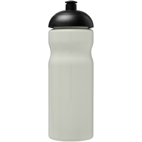 Bidon H2O Eco o pojemności 650 ml z wypukłym wieczkiem kość słoniowa, czarny (21009838) Bidon H2O Eco o pojemności 650 ml z wypukłym wieczkiem kość słoniowa, czarny (21009838)