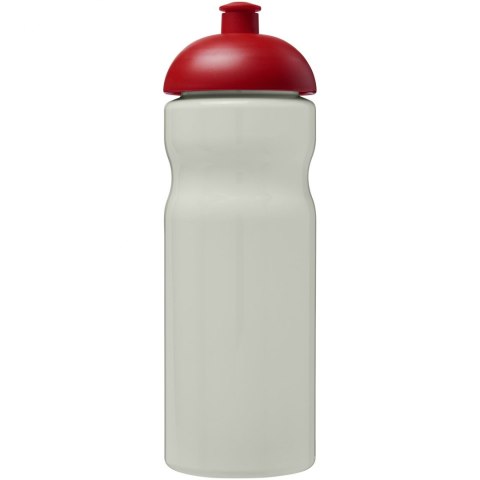 Bidon H2O Eco o pojemności 650 ml z wypukłym wieczkiem kość słoniowa, czerwony (21009839) Bidon H2O Eco o pojemności 650 ml z wypukłym wieczkiem kość słoniowa, czerwony (21009839)