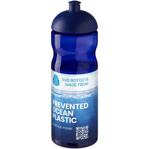 Bidon H2O Eco o pojemności 650 ml z wypukłym wieczkiem niebieski (21009812) Bidon H2O Eco o pojemności 650 ml z wypukłym wieczkiem niebieski (21009812)