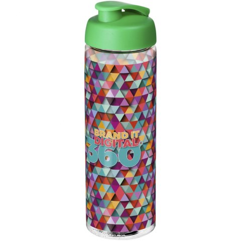 Bidon H2O Vibe o pojemności 850 ml z otwieranym wieczkiem przezroczysty, zielony (21009406) Bidon H2O Vibe o pojemności 850 ml z otwieranym wieczkiem przezroczysty, zielony (21009406)