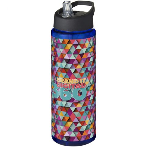 Bidon H2O Vibe o pojemności 850 ml z wieczkiem z dzióbkiem niebieski, czarny (21009604) Bidon H2O Vibe o pojemności 850 ml z wieczkiem z dzióbkiem niebieski, czarny (21009604)
