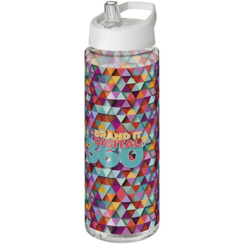 Bidon H2O Vibe o pojemności 850 ml z wieczkiem z dzióbkiem przezroczysty, biały (21009601) Bidon H2O Vibe o pojemności 850 ml z wieczkiem z dzióbkiem przezroczysty, biały (21009601)