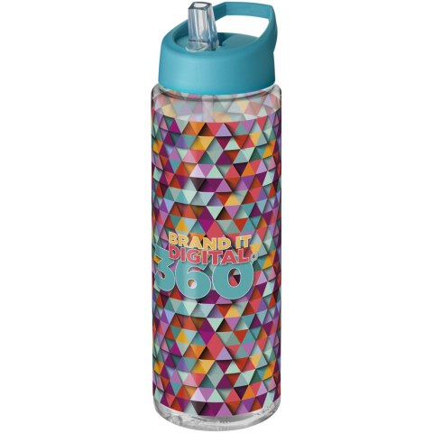 Bidon H2O Vibe o pojemności 850 ml z wieczkiem z dzióbkiem przezroczysty, błękitny (21009608) Bidon H2O Vibe o pojemności 850 ml z wieczkiem z dzióbkiem przezroczysty, błękitny (21009608)