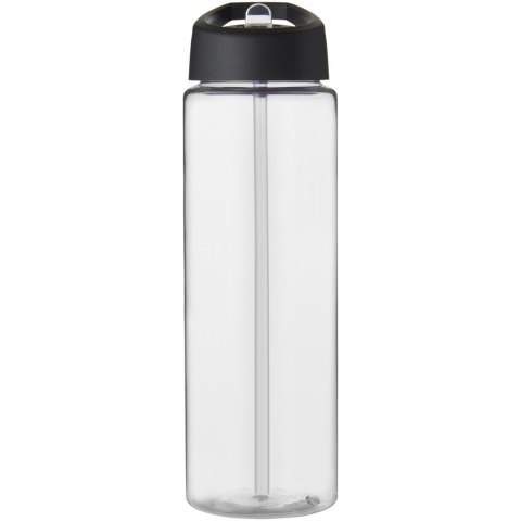 Bidon H2O Vibe o pojemności 850 ml z wieczkiem z dzióbkiem przezroczysty, czarny (21009600) Bidon H2O Vibe o pojemności 850 ml z wieczkiem z dzióbkiem przezroczysty, czarny (21009600)