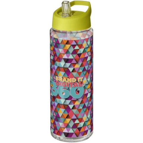 Bidon H2O Vibe o pojemności 850 ml z wieczkiem z dzióbkiem przezroczysty, limonka (21009611) Bidon H2O Vibe o pojemności 850 ml z wieczkiem z dzióbkiem przezroczysty, limonka (21009611)