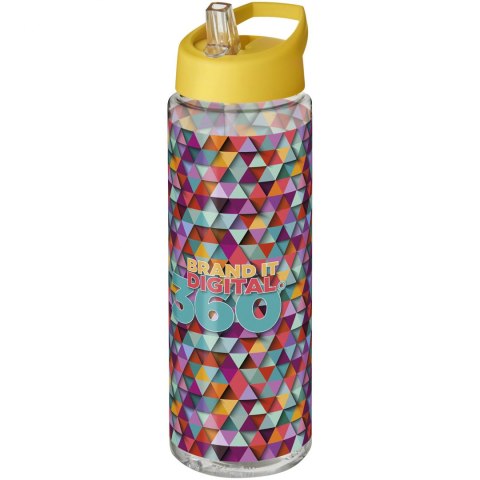Bidon H2O Vibe o pojemności 850 ml z wieczkiem z dzióbkiem przezroczysty, żółty (21009616) Bidon H2O Vibe o pojemności 850 ml z wieczkiem z dzióbkiem przezroczysty, żółty (21009616)