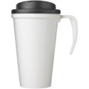 Brite-Americano® Grande 350 ml mug with spill-proof lid biały, czarny (21042006)