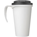 Brite-Americano® Grande 350 ml mug with spill-proof lid biały, czarny (21042006)