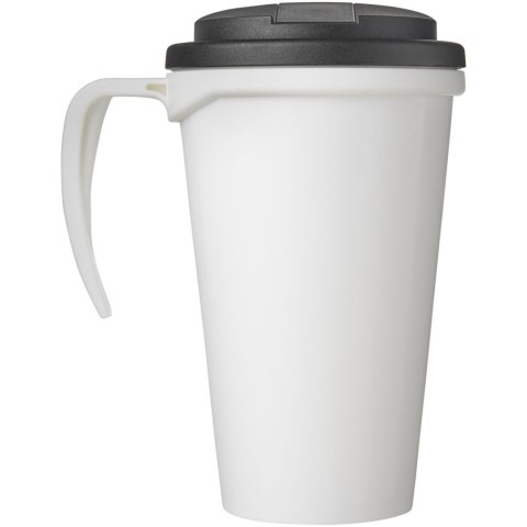 Brite-Americano® Grande 350 ml mug with spill-proof lid biały, czarny (21042006) Brite-Americano® Grande 350 ml mug with spill-proof lid biały, czarny (21042006)