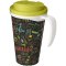 Brite-Americano® Grande 350 ml mug with spill-proof lid biały, limonka (21042009)