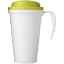Brite-Americano® Grande 350 ml mug with spill-proof lid biały, limonka (21042009)