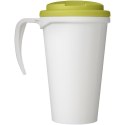 Brite-Americano® Grande 350 ml mug with spill-proof lid biały, limonka (21042009)
