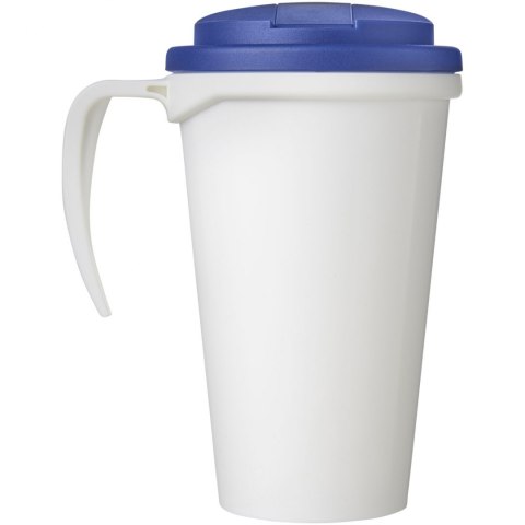 Brite-Americano® Grande 350 ml mug with spill-proof lid biały, niebieski (21042007) Brite-Americano® Grande 350 ml mug with spill-proof lid biały, niebieski (21042007)