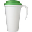 Brite-Americano® Grande 350 ml mug with spill-proof lid biały, zielony (21042012)