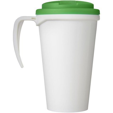 Brite-Americano® Grande 350 ml mug with spill-proof lid biały, zielony (21042012) Brite-Americano® Grande 350 ml mug with spill-proof lid biały, zielony (21042012)