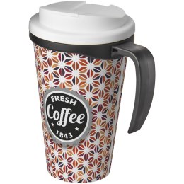 Brite-Americano® Grande 350 ml mug with spill-proof lid czarny, biały (21042001)