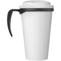 Brite-Americano® Grande 350 ml mug with spill-proof lid czarny, biały (21042001)