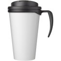 Brite-Americano® Grande 350 ml mug with spill-proof lid czarny błyszczący, czarny (21042000)