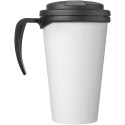 Brite-Americano® Grande 350 ml mug with spill-proof lid czarny błyszczący, czarny (21042000)