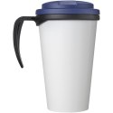 Brite-Americano® Grande 350 ml mug with spill-proof lid czarny, niebieski (21042003)