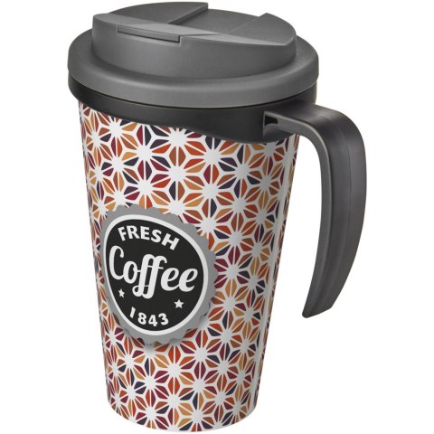 Brite-Americano® Grande 350 ml mug with spill-proof lid czarny, szary (21042004)