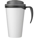 Brite-Americano® Grande 350 ml mug with spill-proof lid czarny, szary (21042004)