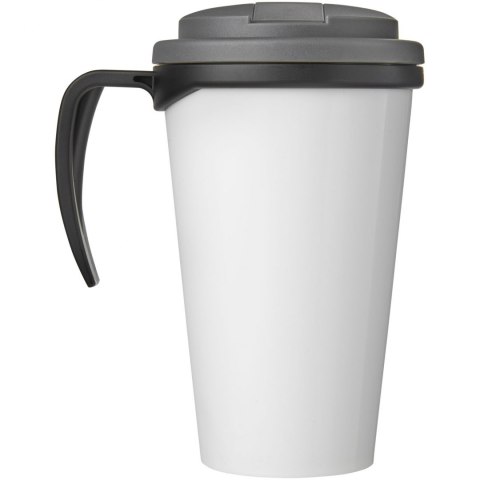 Brite-Americano® Grande 350 ml mug with spill-proof lid czarny, szary (21042004) Brite-Americano® Grande 350 ml mug with spill-proof lid czarny, szary (21042004)