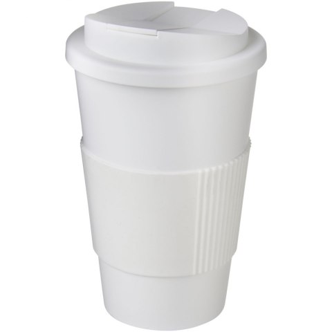 Americano® 350 ml tumbler with grip & spill-proof lid biały (21069603)