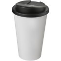 Americano® 350 ml tumbler with spill-proof lid biały, czarny (21069500)