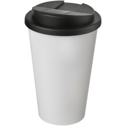 Americano® 350 ml tumbler with spill-proof lid biały, czarny (21069500)