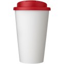 Americano® 350 ml tumbler with spill-proof lid biały, czerwony (21069502)