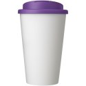 Americano® 350 ml tumbler with spill-proof lid biały, fioletowy (21069509)