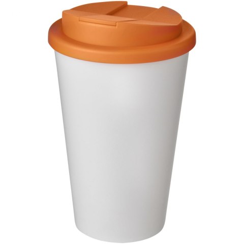 Americano® 350 ml tumbler with spill-proof lid biały, pomarańczowy (21069508)