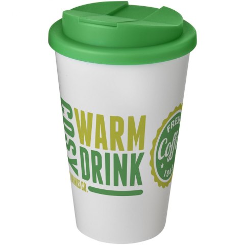 Americano® 350 ml tumbler with spill-proof lid biały, zielony (21069506) Americano® 350 ml tumbler with spill-proof lid biały, zielony (21069506)