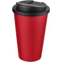 Americano® 350 ml tumbler with spill-proof lid czerwony, czarny (21069520)