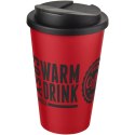 Americano® 350 ml tumbler with spill-proof lid czerwony, czarny (21069520)