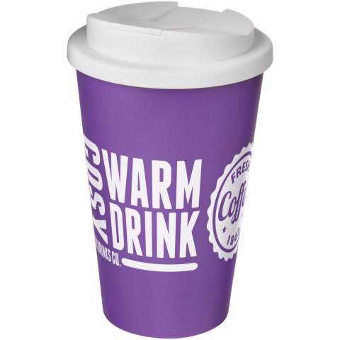 Americano® 350 ml tumbler with spill-proof lid fioletowy, biały (21069522) Americano® 350 ml tumbler with spill-proof lid fioletowy, biały (21069522)