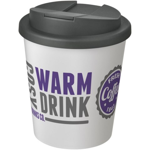 Americano® Espresso 250 ml tumbler with spill-proof lid biały, szary (21069905) Americano® Espresso 250 ml tumbler with spill-proof lid biały, szary (21069905)