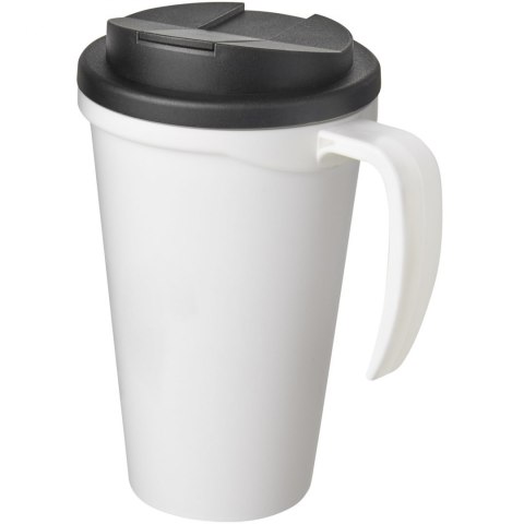 Americano® Grande 350 ml mug with spill-proof lid biały, czarny (21042106)