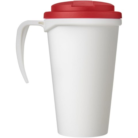 Americano® Grande 350 ml mug with spill-proof lid biały, czerwony (21042107) Americano® Grande 350 ml mug with spill-proof lid biały, czerwony (21042107)