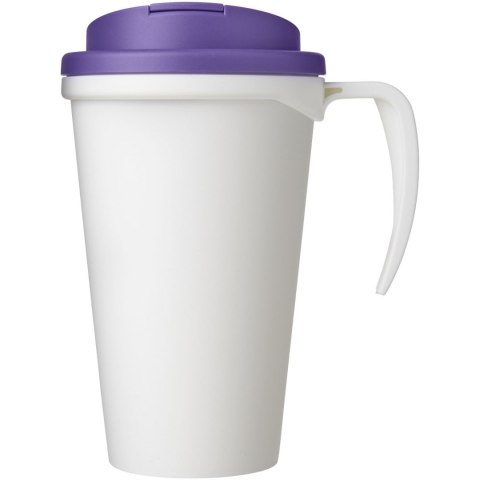 Americano® Grande 350 ml mug with spill-proof lid biały, fioletowy (21042110) Americano® Grande 350 ml mug with spill-proof lid biały, fioletowy (21042110)