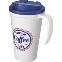 Americano® Grande 350 ml mug with spill-proof lid biały, niebieski (21042108)