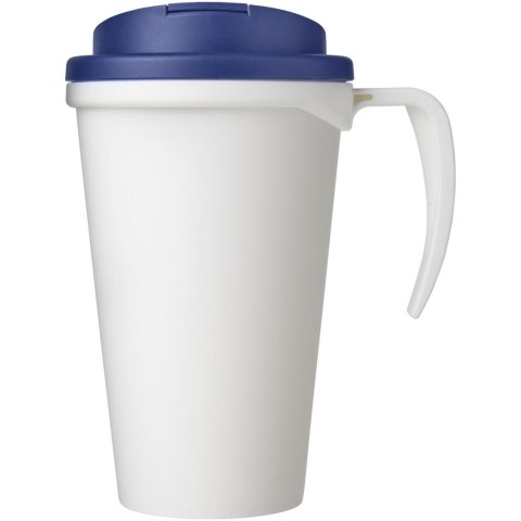 Americano® Grande 350 ml mug with spill-proof lid biały, niebieski (21042108) Americano® Grande 350 ml mug with spill-proof lid biały, niebieski (21042108)