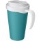 Americano® Grande 350 ml mug with spill-proof lid błękitny, biały (21042111)