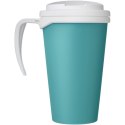 Americano® Grande 350 ml mug with spill-proof lid błękitny, biały (21042111)