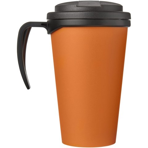 Americano® Grande 350 ml mug with spill-proof lid pomarańczowy, czarny (21042104) Americano® Grande 350 ml mug with spill-proof lid pomarańczowy, czarny (21042104)
